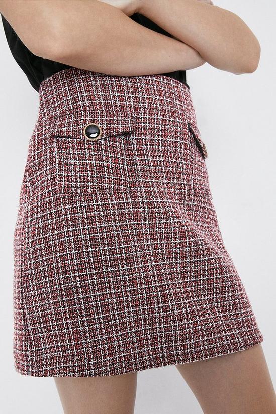 Warehouse Tweed Patch Pocket Pelmet Skirt 1