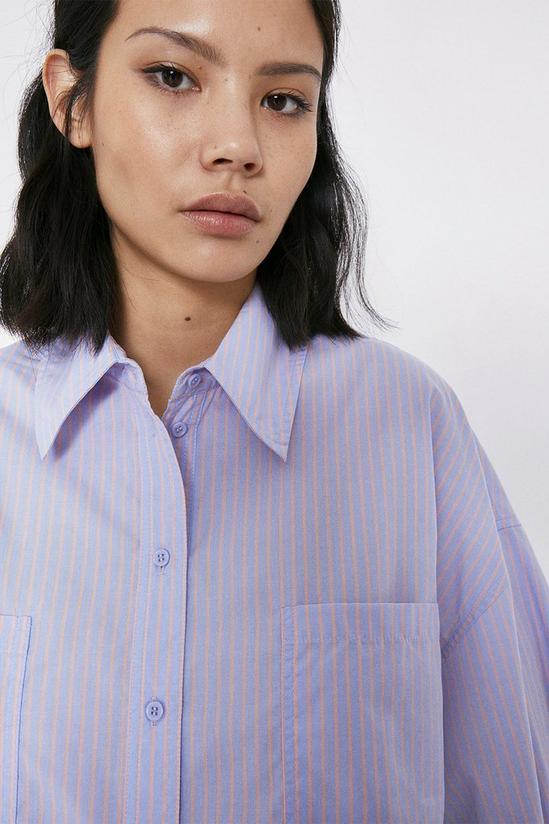 Warehouse Stripe Frill Cuff Shirt 2