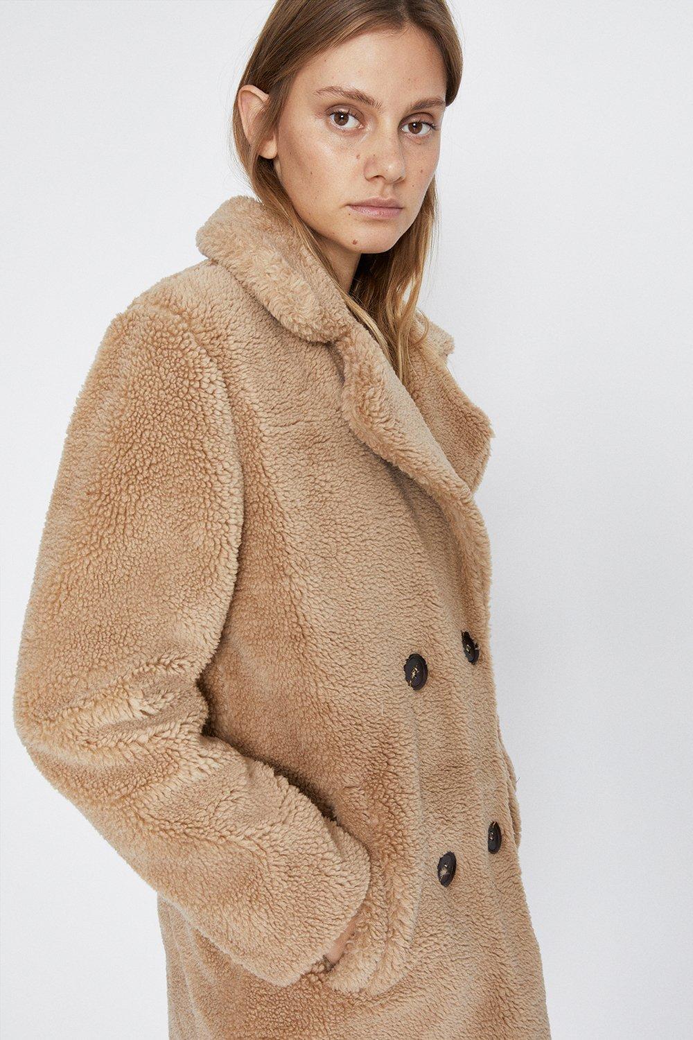 Midi on sale teddy coat