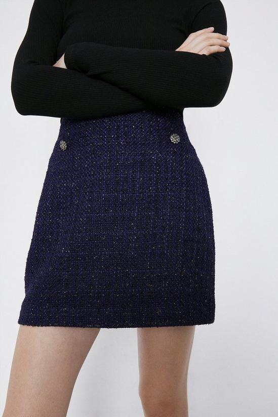 Warehouse Tweed Pelmet Skirt 1