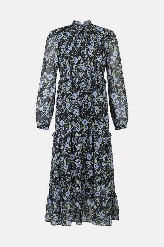 Warehouse Tiered Midaxi Floral Dress 4