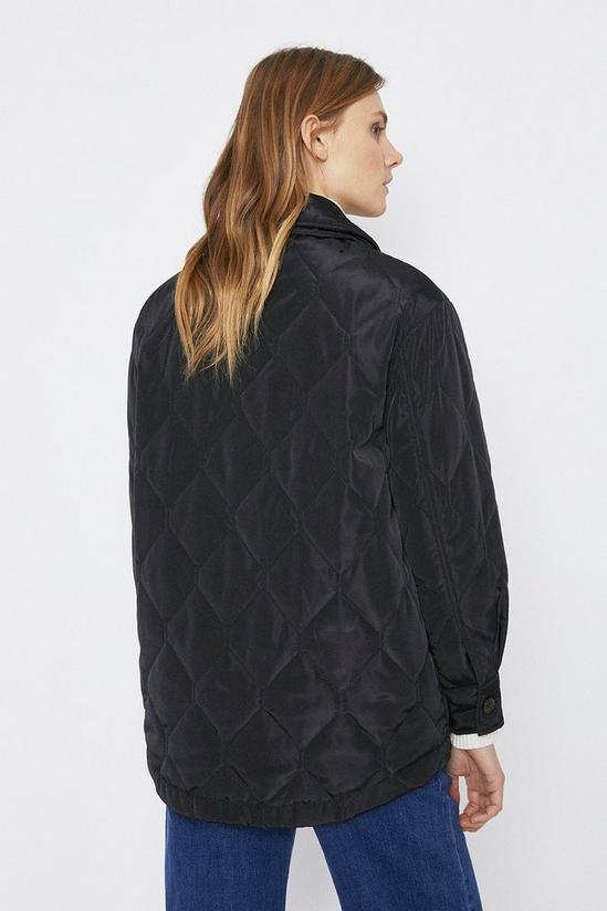 Warehouse Quilted Button Though Shacket 3