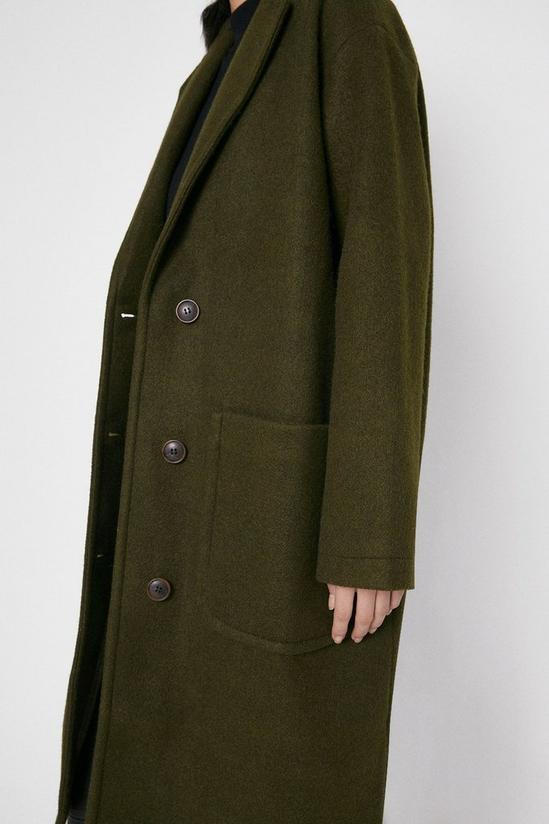 Warehouse Patch Pocket Single Breasted Coat 4