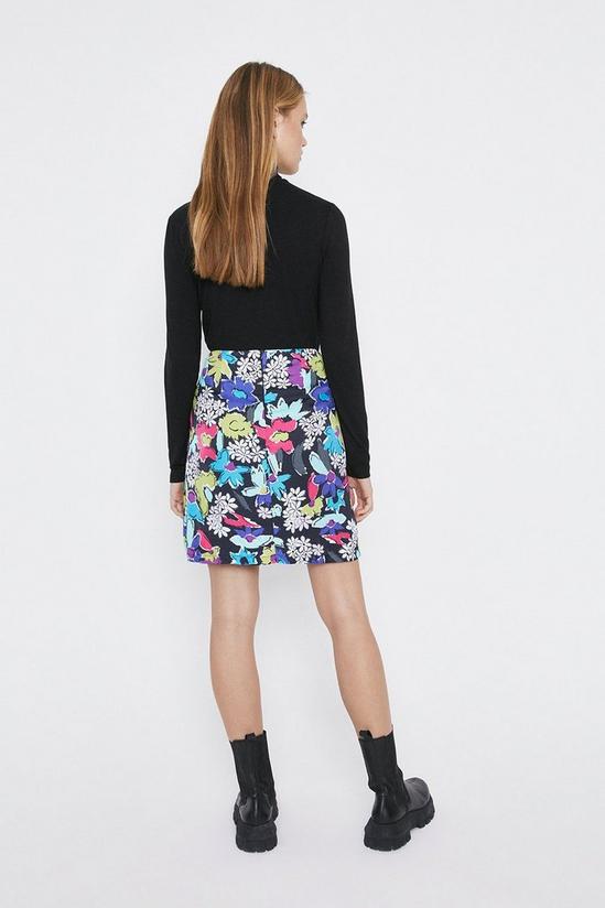 Warehouse Side Split A-Line Mini Skirt 3