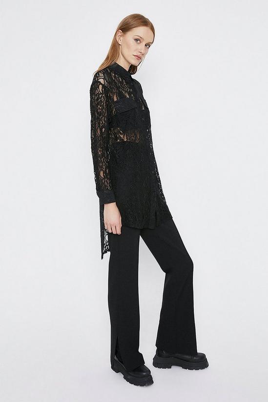 Warehouse All Over Lace Long Shirt 1