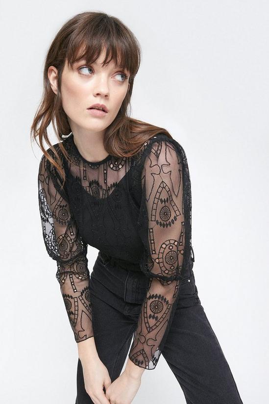 Warehouse Lace Top 1
