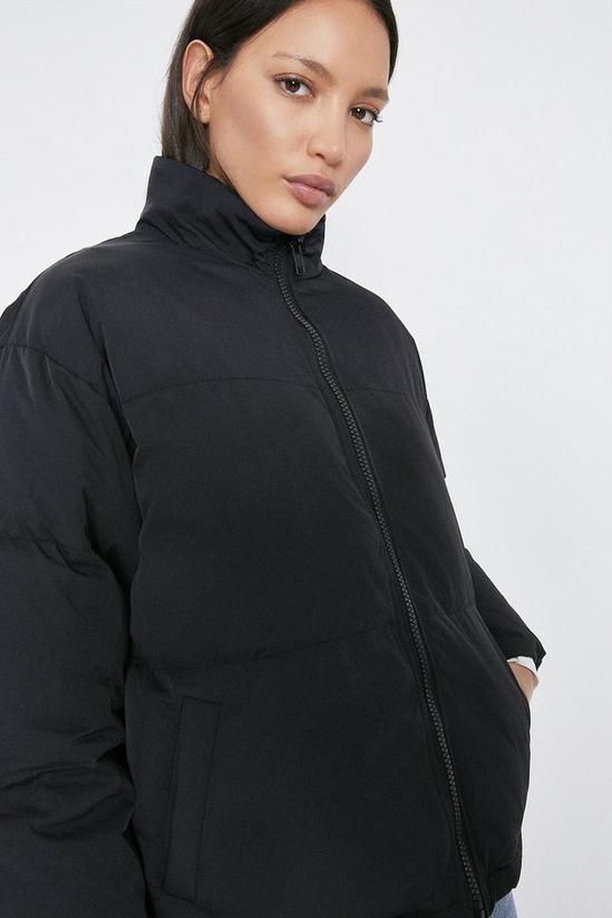 Warehouse Zip Front Funnel Neck Padded Jacket 2