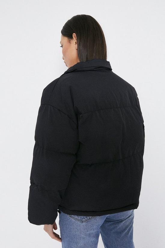 Warehouse Zip Front Funnel Neck Padded Jacket 3