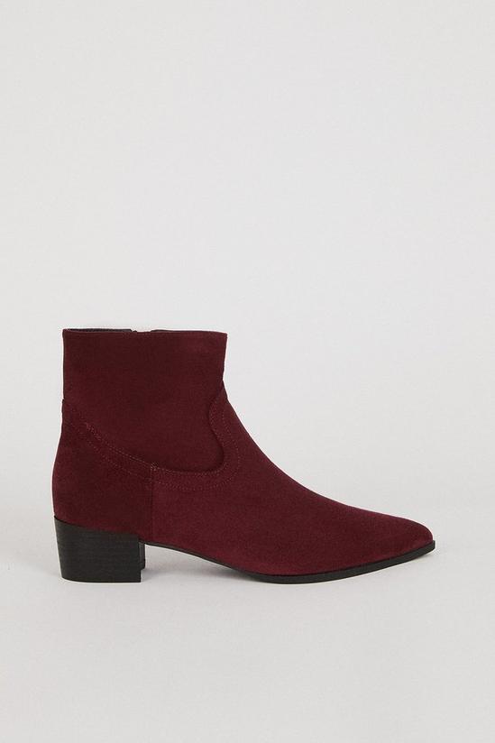 Warehouse Suedette Ankle Boot 1