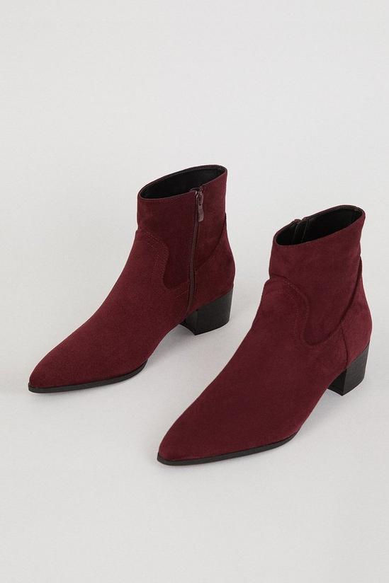 Warehouse Suedette Ankle Boot 3