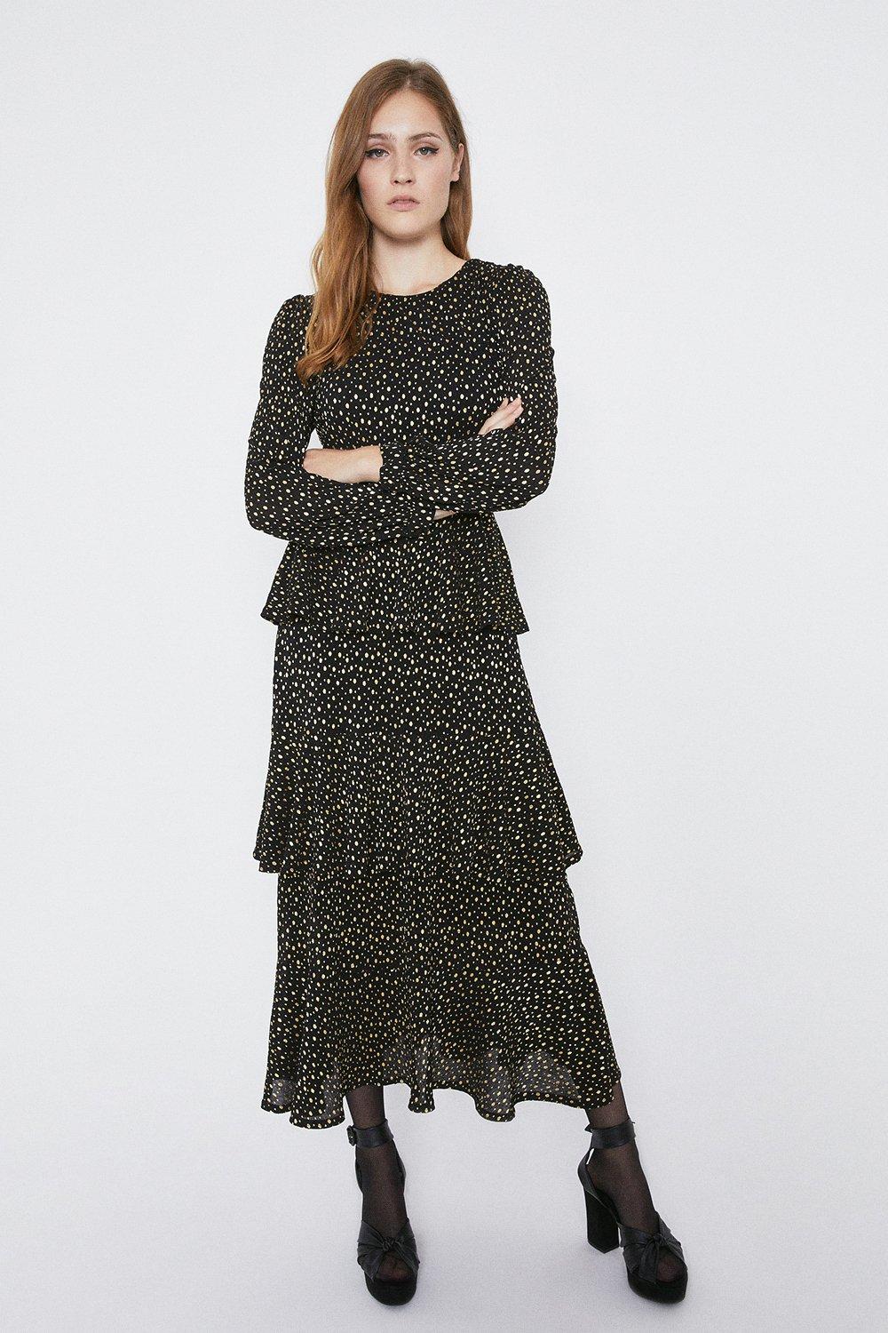 Warehouse spot cheap midi dress