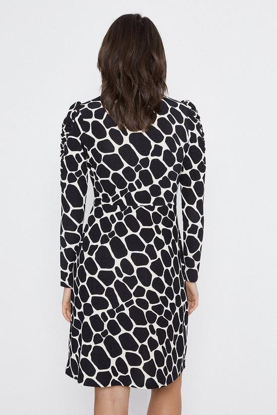 Warehouse Giraffe Print Short Dress 3