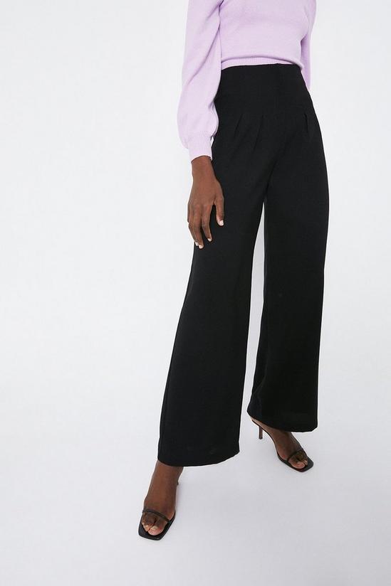 Warehouse Wide Leg Crepe Tailored Trouser 2