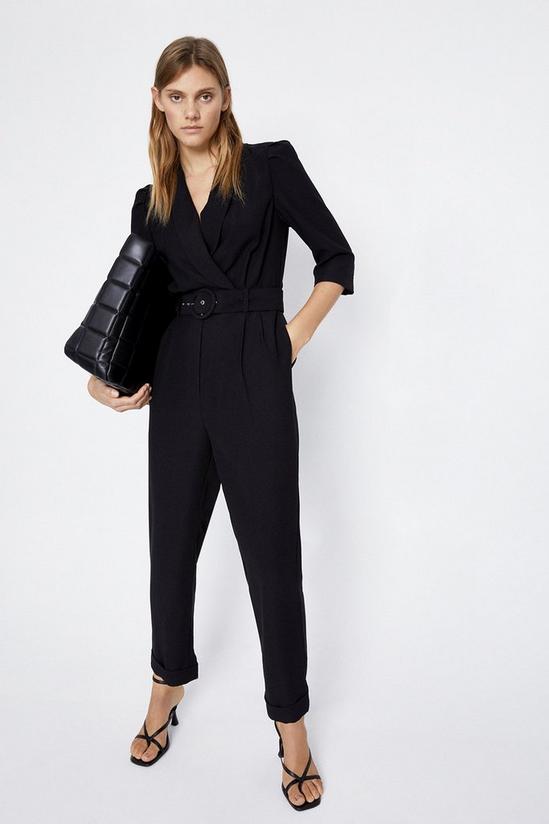 Warehouse Belted Wrap Jumpsuit 1