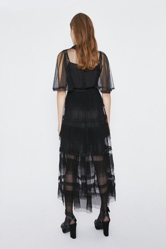 Warehouse Tulle Tiered Midaxi Dress 3