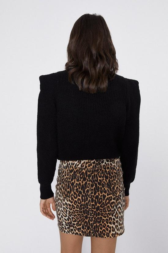Warehouse Leopard Print Mini Skirt 3