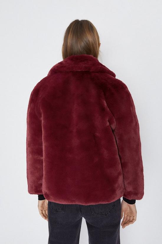 Warehouse Short Faux Fur Jacket 3
