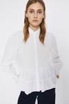 Warehouse Embroidered Collar Tiered Shirt thumbnail 2