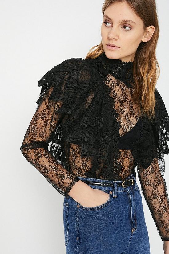 Warehouse Lace Victoriana Blouse 1