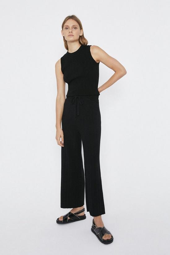 Warehouse Wide Leg Knitted Lounge Trouser 2