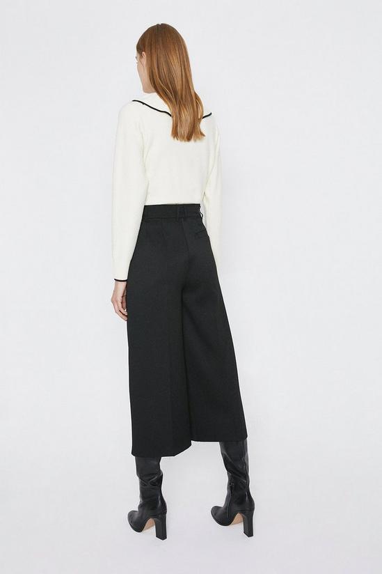 Warehouse Cotton Sateen Cropped Trouser 3