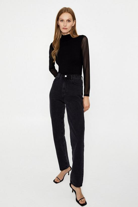 Warehouse Funnel Neck Sleeve Top 2