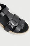 Warehouse Real Leather Transparent Sole Chunky Sandal thumbnail 3