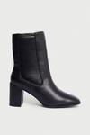 Warehouse Padded Gusset Heeled Ankle Boot thumbnail 1