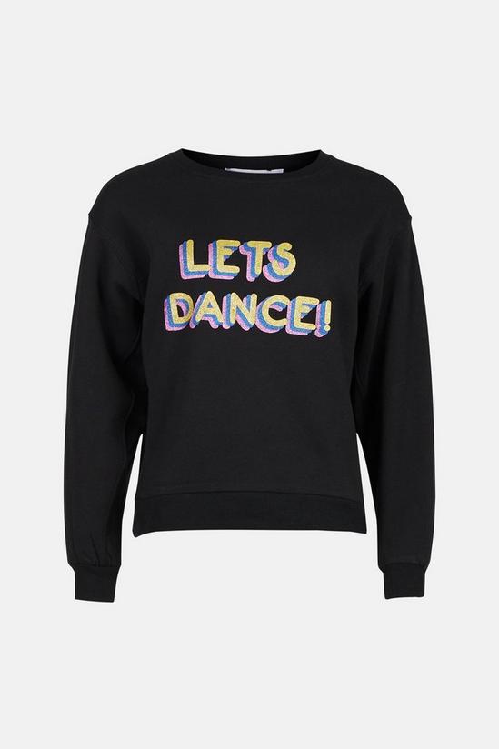 Warehouse Let's Dance Metallic Foil Sweatshirt 4