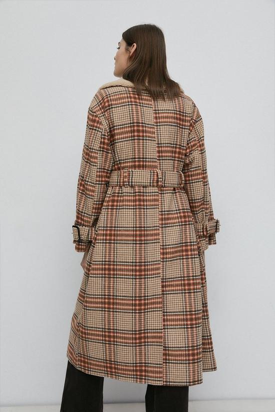 Warehouse Borg Collar Utility Wool Trench 3