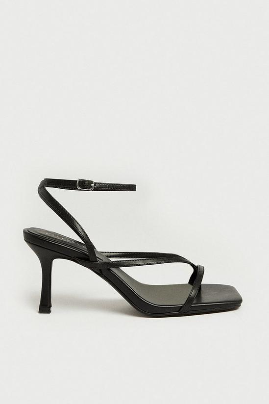 Warehouse Strappy Thong Heeled Sandal 1