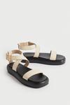 Warehouse Real Leather Wrap Around Ankle Chunky Sandal thumbnail 2