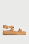 Warehouse Real Suede Wrap Around Ankle Chunky Sandal thumbnail 1