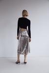 Warehouse Sequin Aline Midi Skirt thumbnail 3