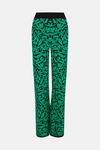Warehouse Premium Knit Floral Jacquard Trousers thumbnail 4