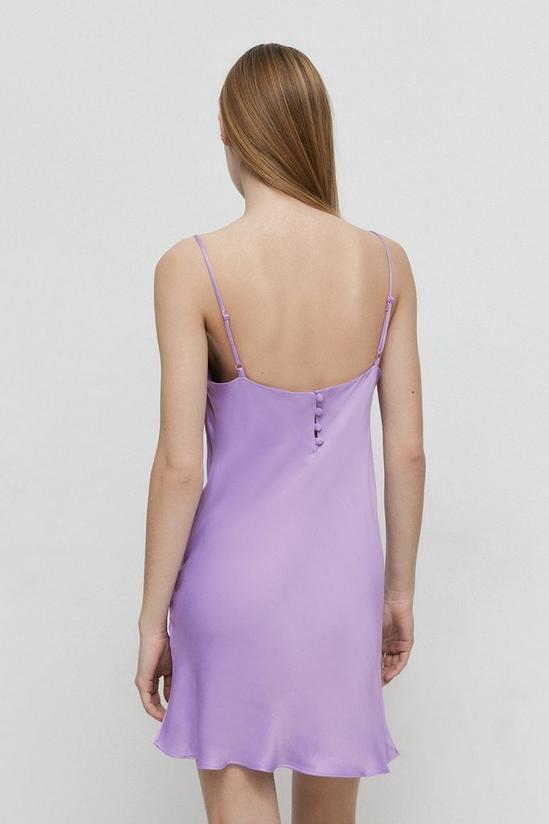 Warehouse Petite Satin Mini Slip Dress 3