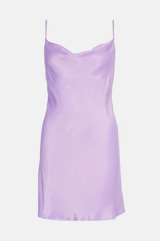 Warehouse Petite Satin Mini Slip Dress 4