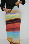 Warehouse Multi Stripe Skirt thumbnail 1