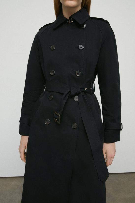 Warehouse Raglan Sleeve Belted Trench 2