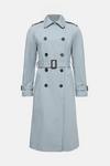 Warehouse Raglan Sleeve Belted Trench thumbnail 4