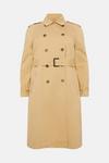 Warehouse Plus Size Raglan Sleeve Belted Trench thumbnail 4