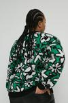 Warehouse Plus Size Abstract Floral Knitted Jumper thumbnail 3