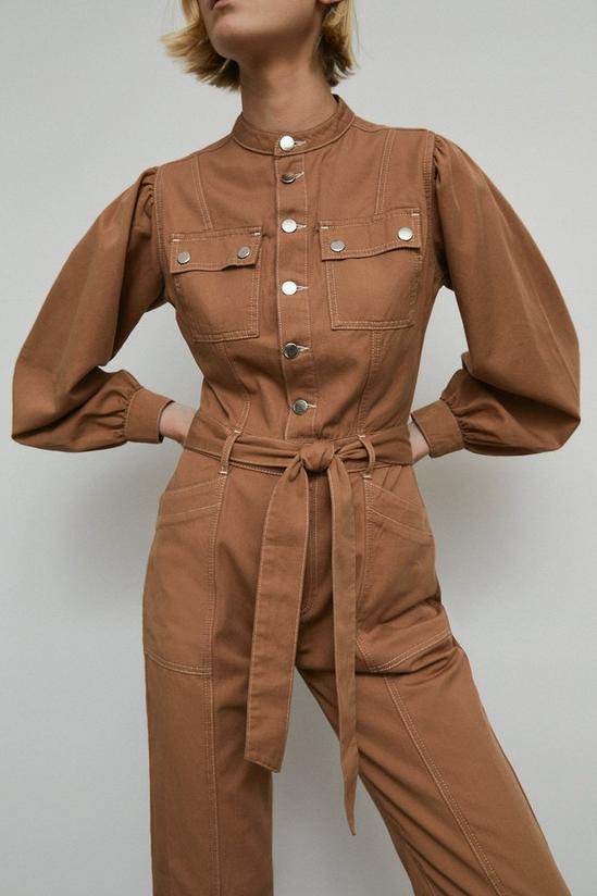 Warehouse Twill Utility Detail Belted Boilersuit 1