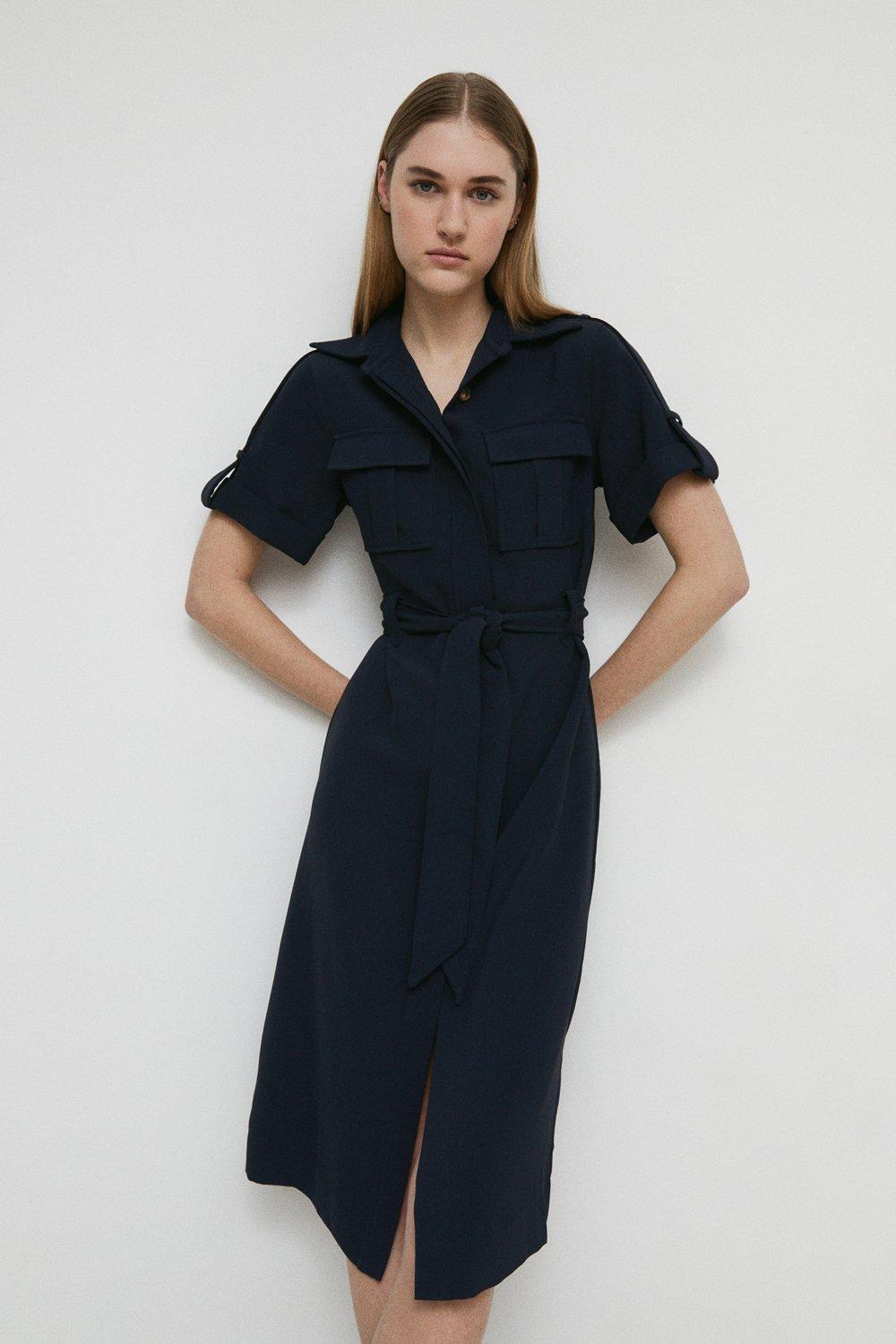 Warehouse utility sale shirt dress