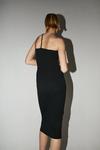 Warehouse Premium Ponte Asymmetric Strappy Midi Dress thumbnail 4