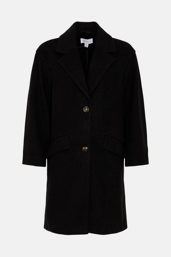 Warehouse Single Breasted Relaxed Tailored Coat 4