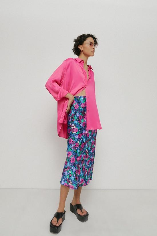 Warehouse Floral Midi Skirt 2