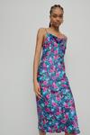 Warehouse Strappy Floral Midi Dress thumbnail 2