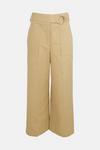 Warehouse Petite Elevated Wide Crop Trouser thumbnail 4