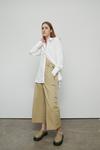 Warehouse Petite Elevated Wide Crop Trouser thumbnail 5
